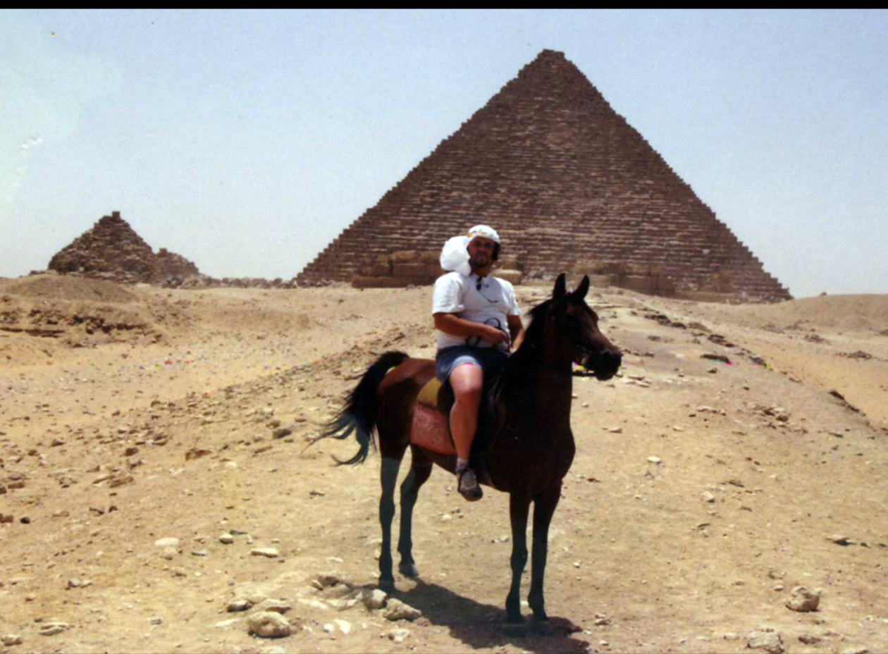 Hanging out at the pyramids